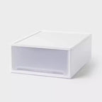 Modern Short Narrow Drawer White 1pc - Brightroom™