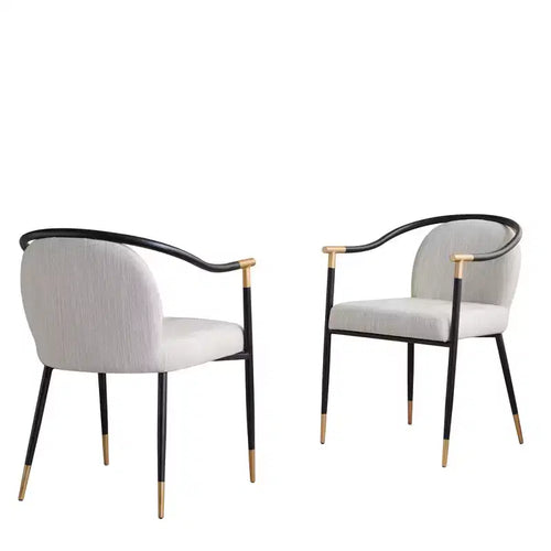 Christopher Knight Home Olors Upholstered Iron Dining Chair with King Louis Back