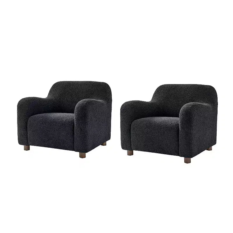 Klaudius 35 Wide Boucle Upholstered Armchair Set of 2 | HULALA HOME