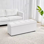 Banco otomano de almacenamiento plegable, negro/marrón/marrón café/blanco, asiento individual