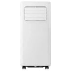 Climatiseur portable intelligent Simzlife 14000 BTU, 3-en-1 pour 37 m², contrôle via application, système auto-évaporatif, blanc