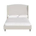 RealRooms Valencia Wingback Platform Bed Frame