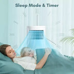 Climatiseur portable R.W.FLAME 8 000 BTU avec télécommande, climatiseur 3-en-1 avec affichage numérique, minuterie 24h, kit d'installation pour la maison