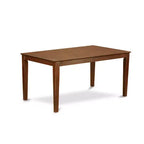 Juego de comedor rectangular de caoba, para 4 personas, 5 piezas