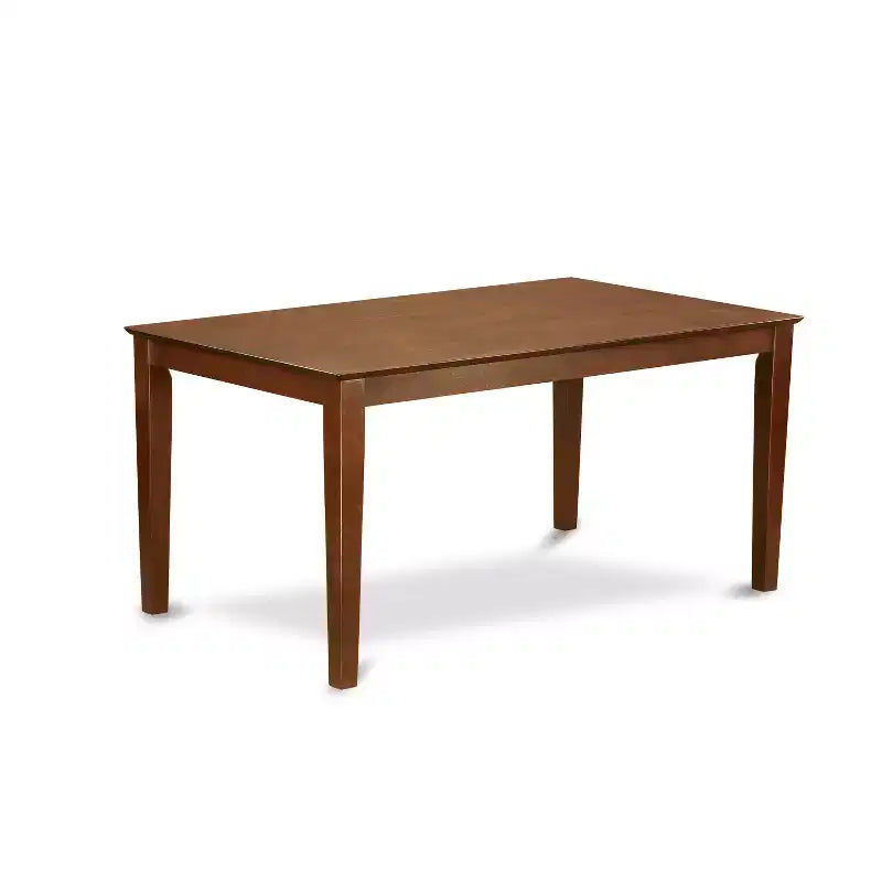 Juego de comedor rectangular de caoba, para 4 personas, 5 piezas
