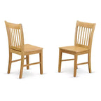 Juego de comedor rectangular de madera natural, 7 piezas, 6 asientos