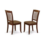 Juego de comedor redondo de caoba con alas abatibles, 5 piezas, para 4 personas