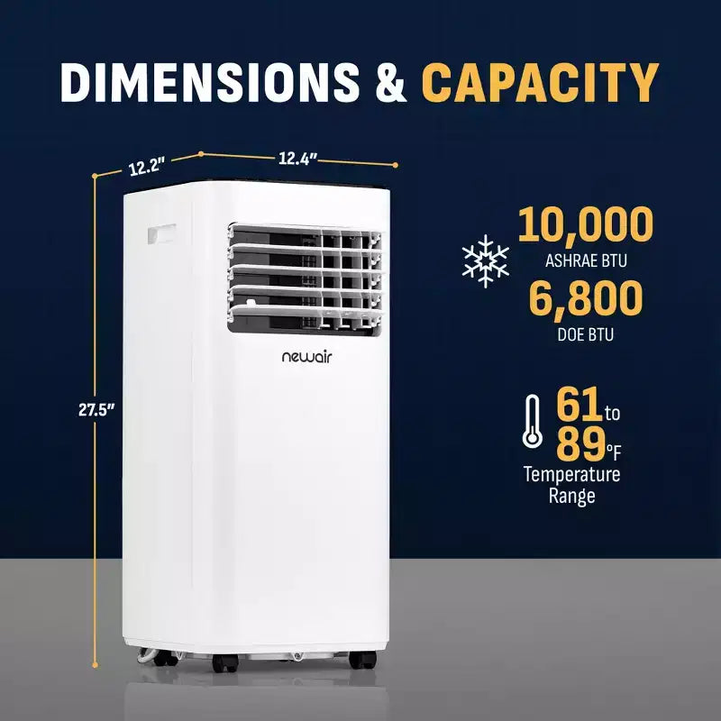 Climatiseur portable, déshumidificateur et ventilateur Newair 10 000 BTU