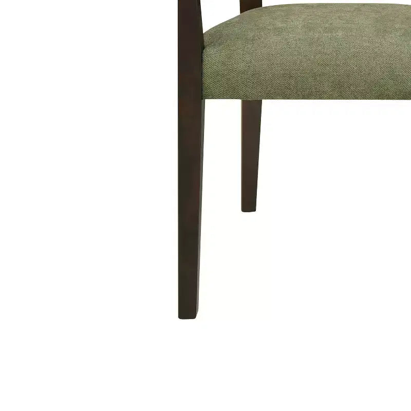 Sillas de Comedor Tapizadas con Brazos en Beige/Marrón Oscuro y Respaldo de Ratán, Juego de 2