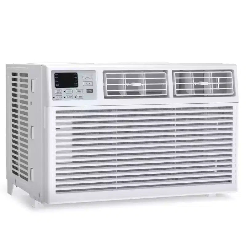 Climatiseur de fenêtre 8 000 BTU avec télécommande, unité de climatisation de fenêtre intelligente avec déshumidificateur, ventilateur, économie d'énergie, pour la maison/le salon