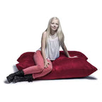 Puf/Pillow para Niños de 1.06 m – Microsuede, 1 Asiento (Arándano / Cereza / Fucsia / Uva / Lima / Calabaza)