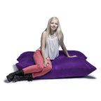 Puf/Pillow para Niños de 1.06 m – Microsuede, 1 Asiento (Arándano / Cereza / Fucsia / Uva / Lima / Calabaza)