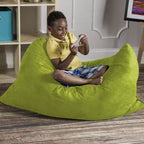 Puf/Pillow para Niños de 1.06 m – Microsuede, 1 Asiento (Arándano / Cereza / Fucsia / Uva / Lima / Calabaza)