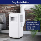 Climatiseur intelligent Garvee 10000 BTU avec télécommande, rafraîchit les pièces jusqu'à 42 m², Blanc