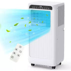 Climatiseur portable ultra silencieux de 8 000 BTU, 3-en-1 (climatiseur, déshumidificateur et ventilateur), avec minuterie 24h, kit de fenêtre et télécommande pour 32,5 m²