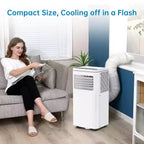 10000 Btu Portable Air Conditioners Cool Up to 450 Sq Ft, 3 In 1 Portable Ac Units for Rooms With Fan