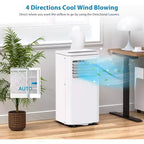 Climatiseur portable 8000 BTU, climatiseur portable silencieux pour une surface allant jusqu'à 42 m².