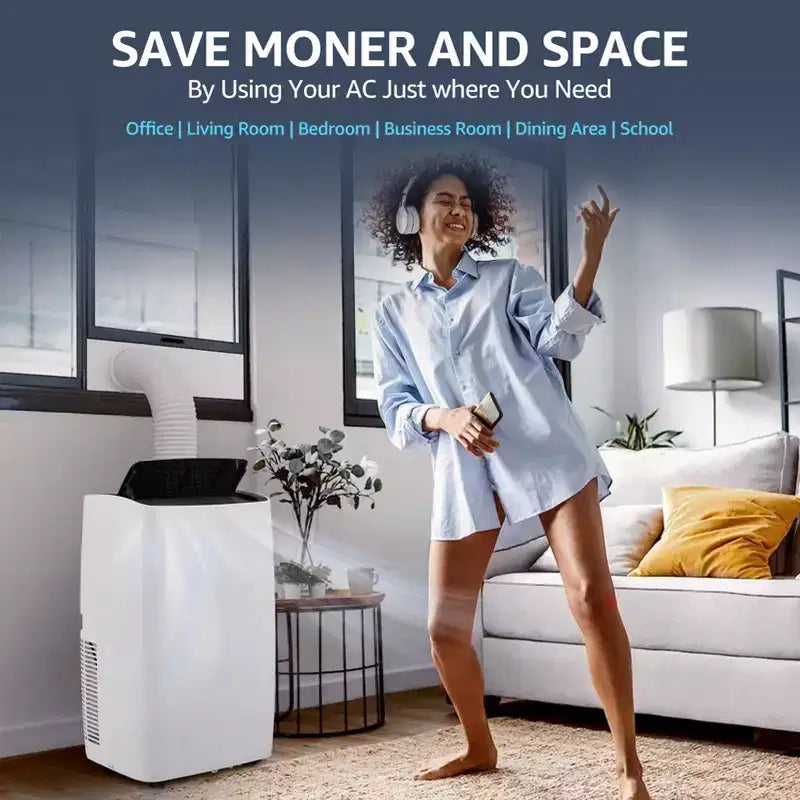Climatiseur, Climatiseur portable 12000 BTU avec minuterie d'économie d'énergie 24h