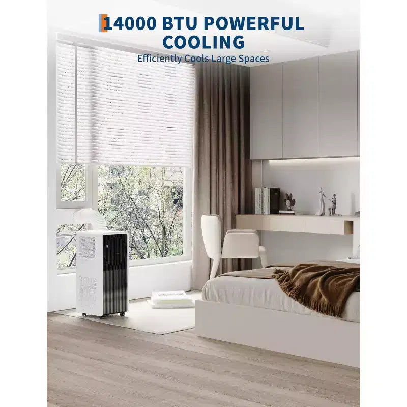 Climatiseur portable 14 000 BTU avec télécommande
