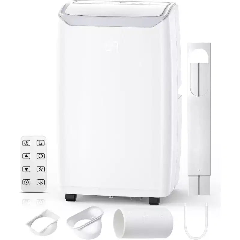 14,000 BTU 3-in-1 Portable Air Conditioner with Window Kit, Cools up to 750 Sq.Ft, 75-Pint Dehumidifier