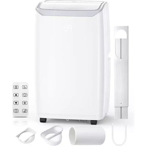 14,000 BTU 3-in-1 Portable Air Conditioner with Window Kit, Cools up to 750 Sq.Ft, 75-Pint Dehumidifier