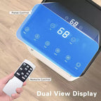 Climatiseur portable ZAFRO, 8000 BTU, 3 modes et vitesses avec télécommande, minuterie 24h pour chambre/bureau, blanc