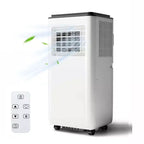Climatiseur portable 8000 BTU avec télécommande, unité de climatisation silencieuse avec modes froid, déshumidificateur et ventilateur, refroidissement de pièce jusqu'à 32,5 m², minuterie 24 heures, blanc
