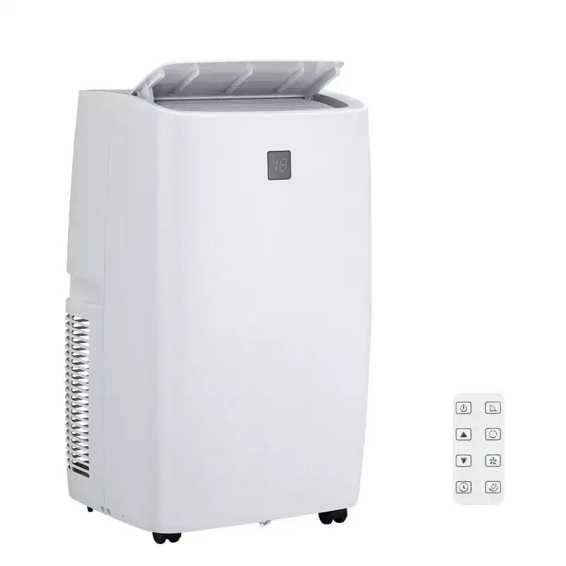 Climatiseurs portables, Climatiseur portable 14000 BTU, Refroidit jusqu'à 70 m² Climatiseur mobile 3-en-1 pour chambre avec déshumidificateur, ventilateur, mode veille, minuterie 24h