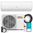 Costway 11500/11500/17000/23000 BTU Wifi Enabled Mini Split Air Conditioner & Heater Works with Alexa