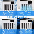 Climatiseurs portables ZAFRO, appareil de climatisation portable avec modes froid, ventilateur et déshumidificateur/refroidissement rapide/économique/télécommande