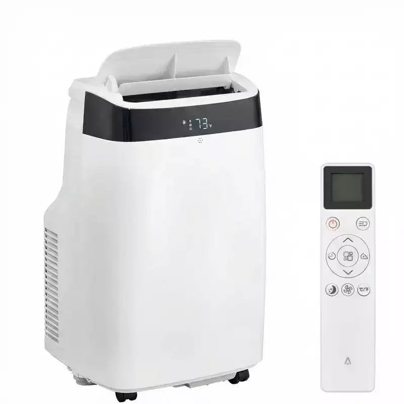 Climatiseur portable Acekool 10000 BTU, 3-en-1 CA avec ventilateur et déshumidificateur, télécommande, 3 vitesses, minuterie 24h, rafraîchit les pièces jusqu'à 42 m², installation facile