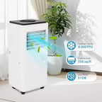 Climatiseur portable Acekool 14000 BTU, climatiseur silencieux 3-en-1 avec déshumidificateur et ventilateur, télécommande, minuterie, refroidit jusqu'à 70 m², installation facile, mobilité