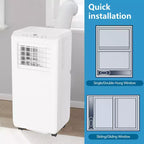 Climatiseur portable Acekool 8 000 BTU, ventilateur et déshumidificateur 3-en-1, climatiseur silencieux avec télécommande, minuterie, kit de fenêtre pour pièces jusqu'à 32,5 m²