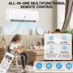 Climatiseur et Chauffage Mini Split Acekool 9 000 BTU, Pompe à Chaleur CVC Sans Conduit 20 SEER2, Contrôle WiFi, Refroidit les Pièces jusqu'à 42 m²