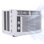 Climatiseur de fenêtre économe en énergie de 5000 BTU pour pièces jusqu'à 14 m² Fonctionnement silencieux, commandes mécaniques, installation facile