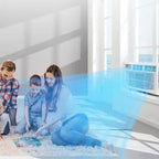 Climatiseur de fenêtre 8000 BTU avec télécommande, contrôle par application, ouverture de fenêtre flexible, 3 vitesses de refroidissement et de ventilation
