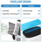 Climatiseur portable intelligent Acekool 15 000 BTU, climatisation intérieure 5-en-1, télécommande, silencieux, jusqu'à 79 m², pour chambre à coucher/bureau, dessus noir