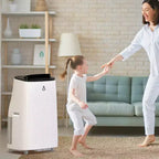 Climatiseur portable intelligent Acekool 15 000 BTU, climatisation intérieure 5-en-1, télécommande, silencieux, jusqu'à 79 m², pour chambre à coucher/bureau, dessus noir