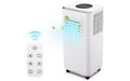 GustoWave 10,000 BTU Portable Air Conditioner - 3-in-1 Cooling, Dehumidifier & Fan - Cools up to 450 Sq.Ft, Ultra-Quiet, Energy Efficient, Remote