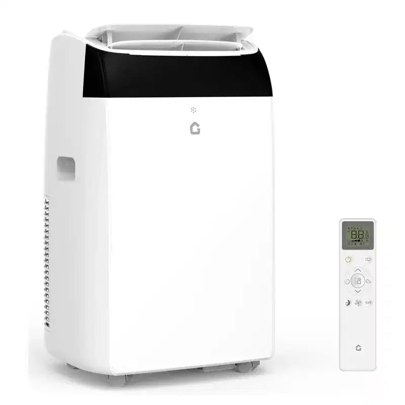 Climatiseur portable GustoWave 12000 BTU, unités de climatisation intelligentes 3-EN-1 avec télécommande pour pièces jusqu'à 50 m²