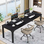 Lantine 78.7 Inches Extra Long Computer Desk, 2 Person Double Long Desk, Workstation for Home Office