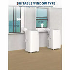 14,000 BTU 3-in-1 Portable Air Conditioner - Cools Up to 700 Sq.Ft, 24H Timer, Remote Control for Bedroom & Office