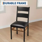 Juego de comedor rectangular retro negro/gris, 2 o 4 asientos