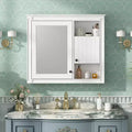 GDFStudio Tanner 32'' Wall Mounted Bathroom Medicine Cabinet with Mirror and 3 Shelves