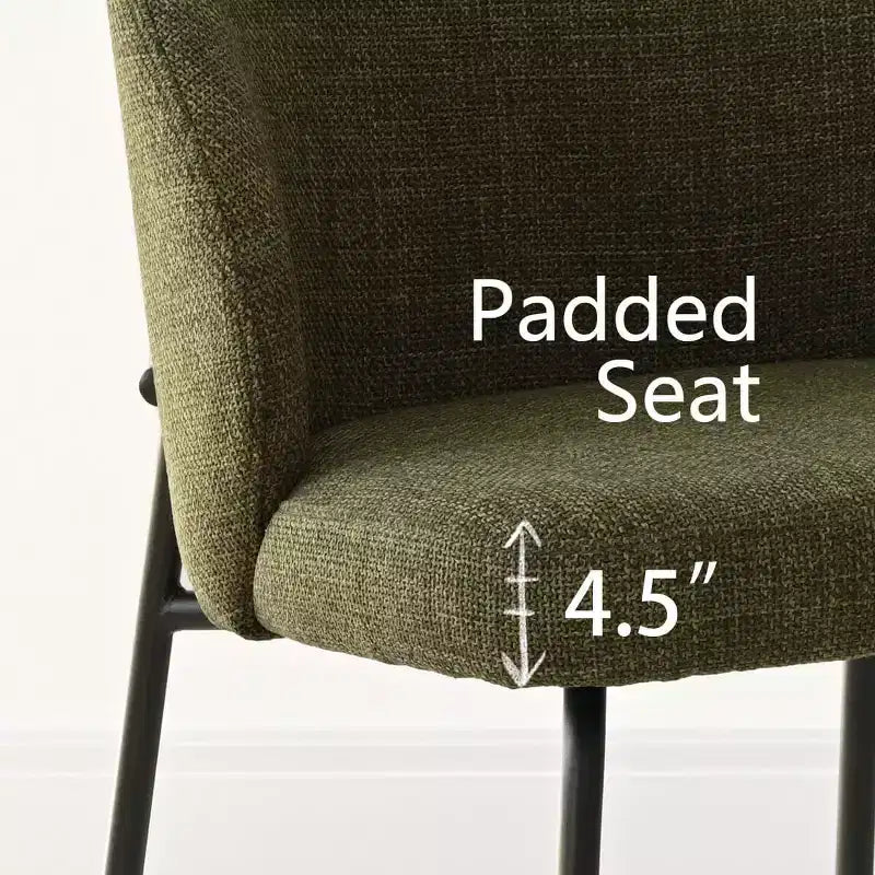 Juego de comedor redondo de pedestal de 5 piezas, sillas tapizadas, capacidad para 2 – Beige/Azul/Verde
