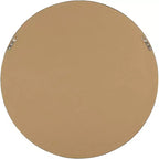Espejo de pared redondo de imitación madera gris, estilo rústico, juego de 2