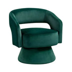 Sillón Acento Giratorio de Terciopelo, 1 Plaza