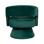 Sillón Acento Giratorio de Terciopelo, 1 Plaza