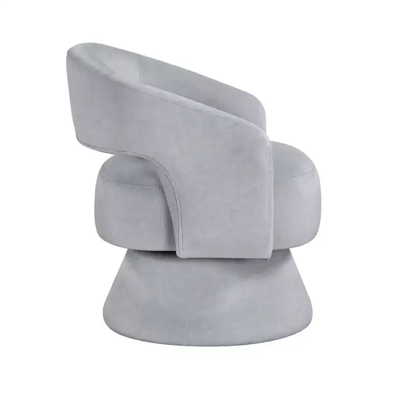 Sillón Acento Giratorio de Terciopelo, 1 Plaza