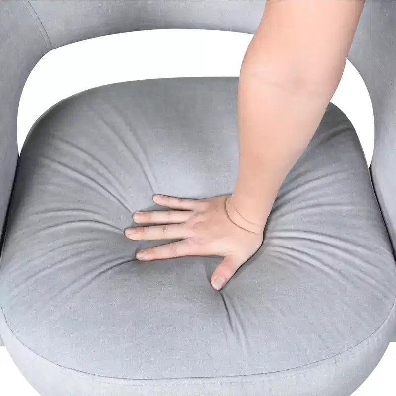 Sillón Acento Giratorio de Terciopelo, 1 Plaza